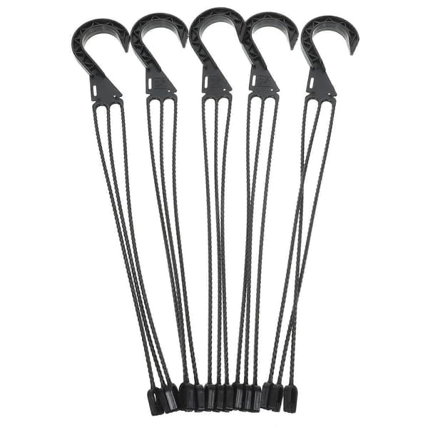 5-pack hängande planteringskrokar, växtställ, blom- och växtställ, lämpliga för hemträdgårdar.