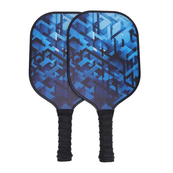 Fiberglas Pickleball Bat Sæt med Honeycomb Kerne, 2 Bolde og Taske