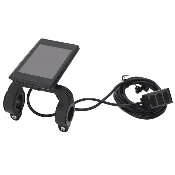 LCD-display til 24V 36V 48V 60V elcykel med forlygteinterface, ABS-materiale