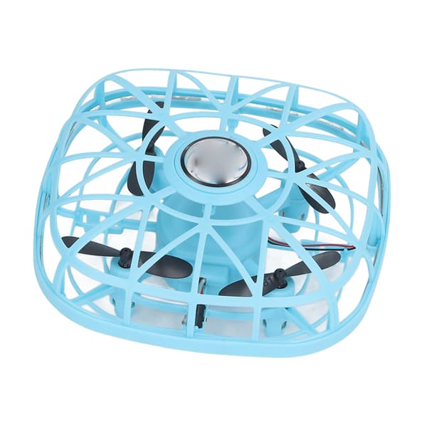 Fjernstyret drone med lys, gestussensor, quadcopter automatisk svævefunktion til indendørs og udendørs brug - gave