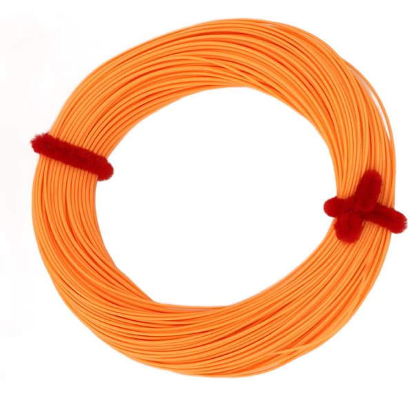 Flugfiskelina 30m Polyesterfiber Högteknologisk Beläggning Orange