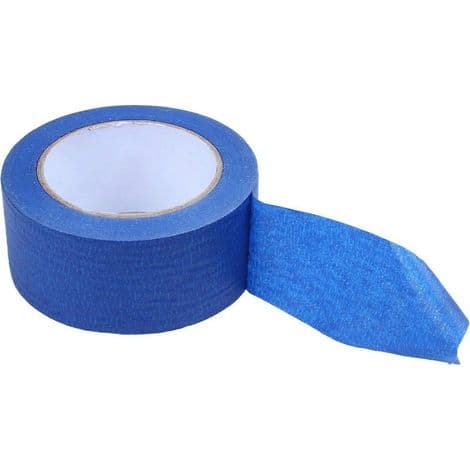 50m x 50mm bred blå 3D-printer maskeringstape for malingsbed