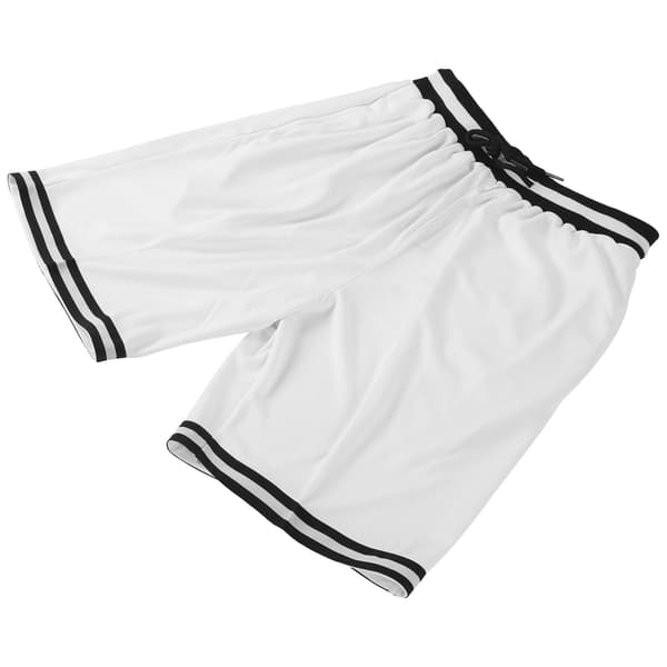 Herre hurtigtørrende sommersports-shorts, åndbare, stribede, XXL