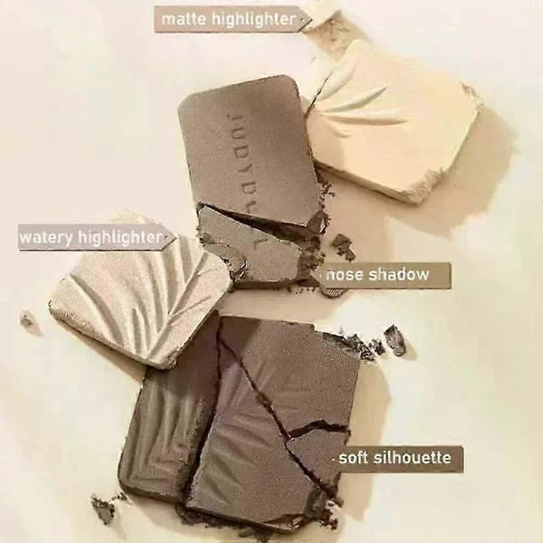 Judydoll Highlighter & Contour Bronze Palette - Luonnollinen meikki