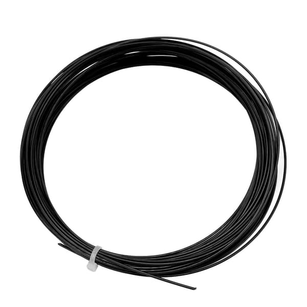 Professionell Hex Tennissträng, Slitstark, 12m/39.4ft, Svart Polyester