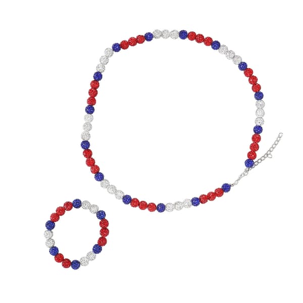 Basebollhalsband och armbandset med gnistrande strass för basebollälskare