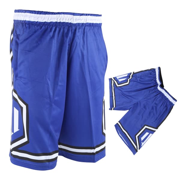 Snabbtorkande träningsshorts för män, blå, XL