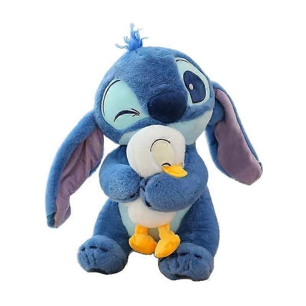 Stitch pitää ankkaa pehmolelua - söpö pariskuntalahja/syntymäpäivälahja