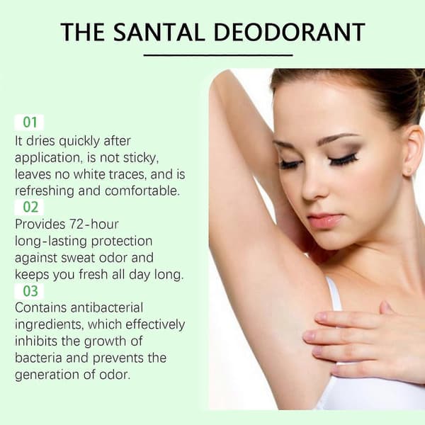 Ihonhoitodeodorantti - Santal-deodorantti korjaavalla keramidilla ja santelipuulla