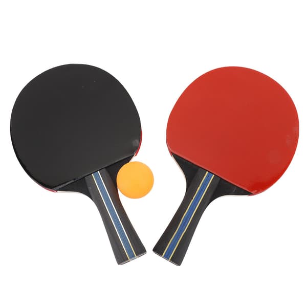 Bærbart bordtennisbat-sæt med 2 bat, 3 bolde og opbevaringstaske