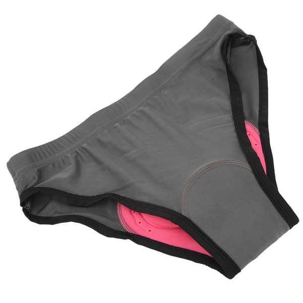 Dame sykkelshorts med 3D-polstring, hurtigtørkende, mørkegrå, 2XL