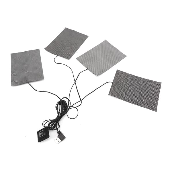 Graphene Elektrisk Tøjvarmer med 3 Temperaturniveauer, USB, 4-i-1, Bløde Komfortpuder