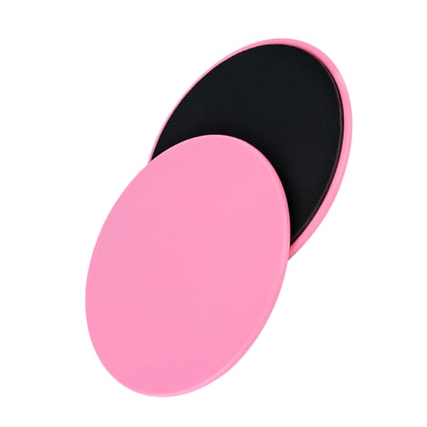 2 stk. Fitness Core Slider Discs til helkropstræning (pink)