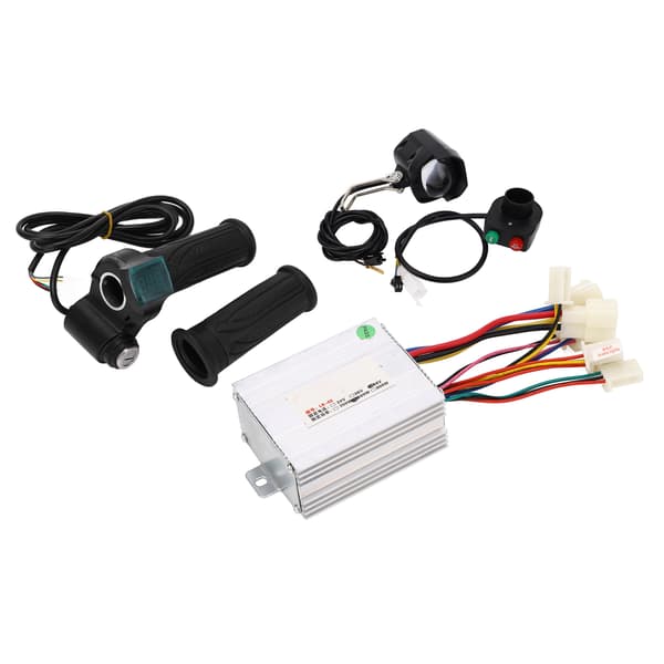 Elektrisk sykkel gassregulatorsett 48V 500W med frontlys og stabilt styre