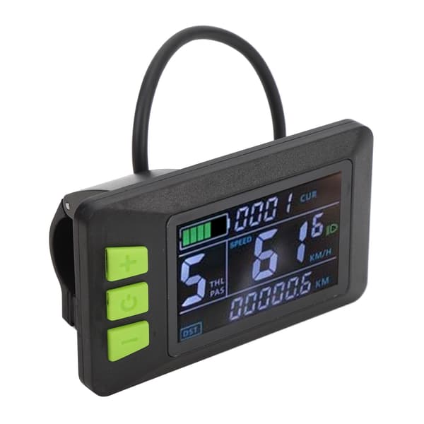 LCD-display för elscooter, 6-stifts kontrollpanel, vattentålig, 24V-60V