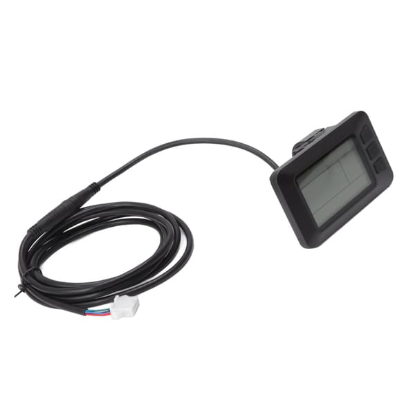 LCD Speedometer til El-cykler 24V 36V 48V 5-bens Stik Vandtæt KT Controller