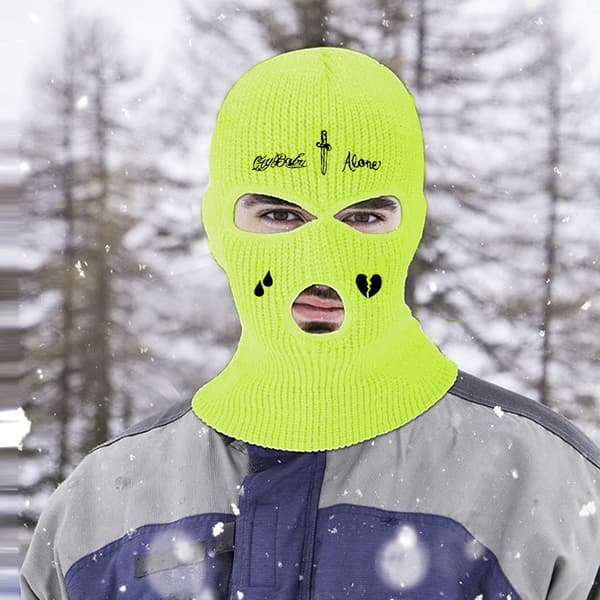 3-hulls balaklavahette, varm og pustende netting, unisex, for ski, sykling, vinter