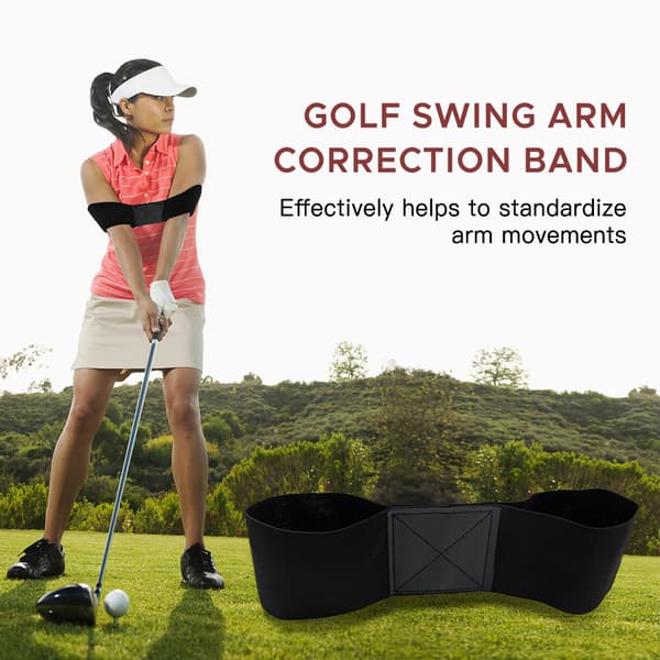 Korrigerende armstropp for golfsving - Hjelper med justering og holdningstrening