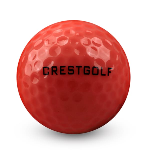 6 stk. lyse LED-golfballer med innebygd batteri