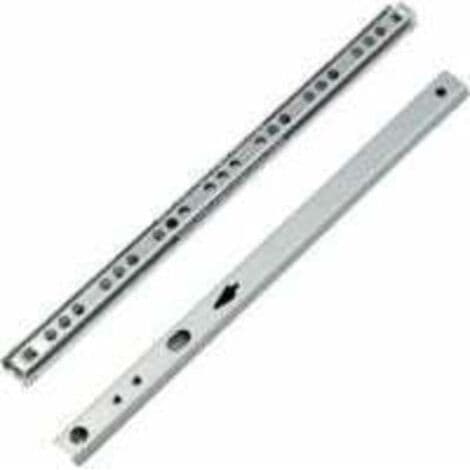 Skuffeskinner, 2 par, metallkulelagerskuffeskinner, kulelagerskuffeskinner, møbelskuffeskinner, 246x17x10mm