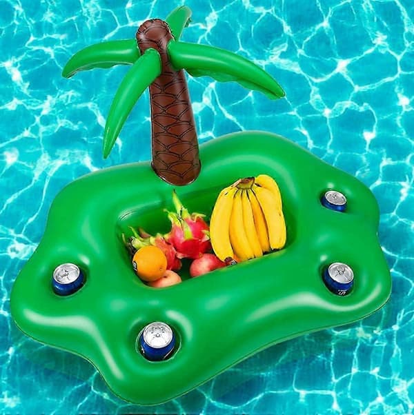 Oppustelig pool kopholder - 95 x 55 x 55 cm - kokospalme