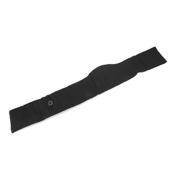 USB-opvarmet tørklæde til mænd og kvinder, 3 temperaturindstillinger, bærbart halstørklæde, sort, 105 cm