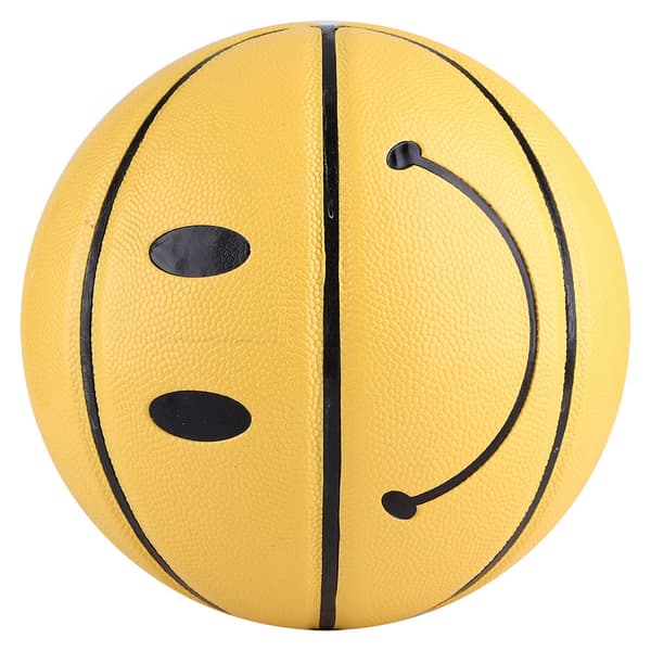 Cool læder basketball, høj elasticitet, slidstærk, gul