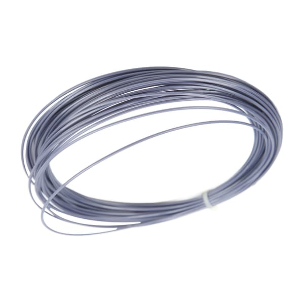 Hex Tennisstreng 12m/39.4ft Slitesterk Polyester 1.24mm/17 gauge Grå