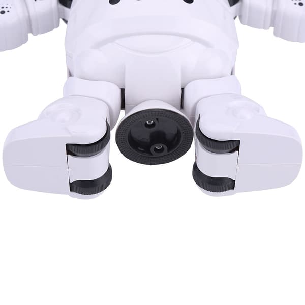 Dansande Humanoid Robotleksak med 360° Roterande Ljus - Present till Barn