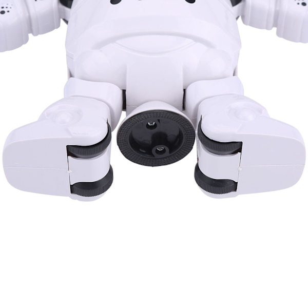 Dansende Humanoid Robotlegetøj med 360° Roterende Lys - Gave til Børn
