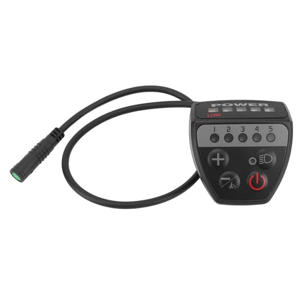 LED Display Elcykel Controller 24v 36v 48v Vandafvisende 5 Pin Kompakt ABS