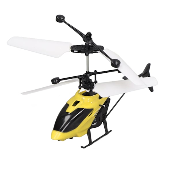 RC Mini Helikopter Stabil Induksjon Lysende Fallsikker Leke Gul