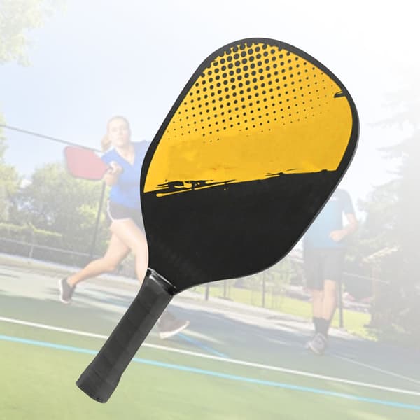 2-Pickleball-mailasetti palloilla ja säilytyspussilla - Keltainen