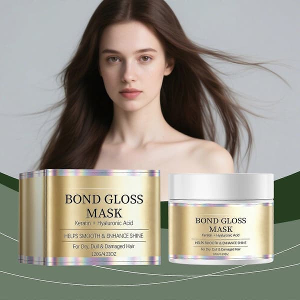Bond Gloss hårmaske, inneholder keratin og hyaluronsyre.