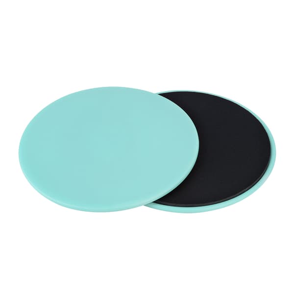 2 stk. Fitness Core Slider Discs til helkropstræning (lysegrøn)