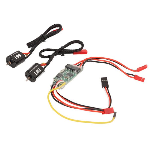 10A Toveis Dobbel Børste ESC Hastighetskontroll for RC 88T Tankskipmodell