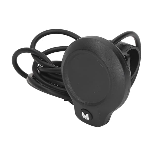 Rund 3-tråds LCD-display för elcykel/scooter, ABS, med datamätare (hastighet, effekt).