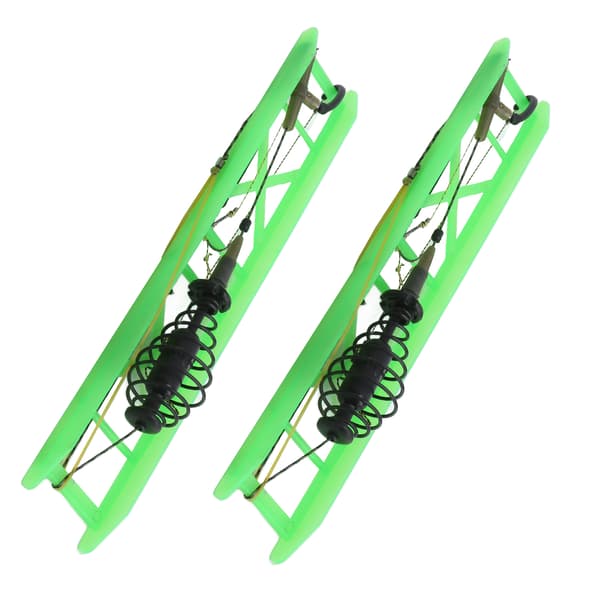 2st Fjäderfiskedrag Inline Krok Fiskeverktyg Kolstål 40g