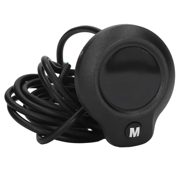 Rund 3-leder LCD-skjerm for elektrisk sykkel/scooter, ABS, med datamåler (hastighet, strøm).