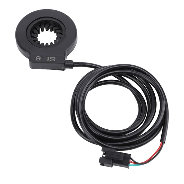 Pedalassistent-sensor med 6 enkelt Hall-magneter, venstre sidemontering til modifikation