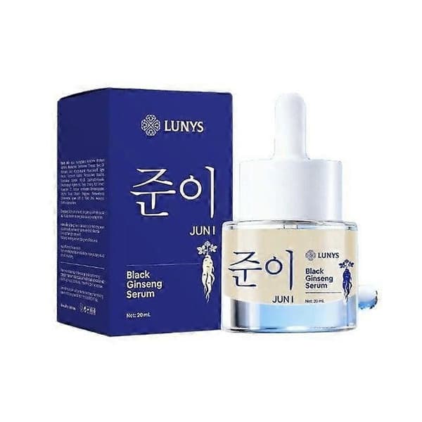 Sort ginseng kollagen ansigtsserum: forbedrer elasticitet, bekæmper ældning og reducerer ældningstegn. 20ml 2pcs