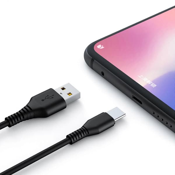 2-i-1 USB Dubbel Typ-C Datakabel Splitter för Mobiltelefoner och Bärbara Laddare