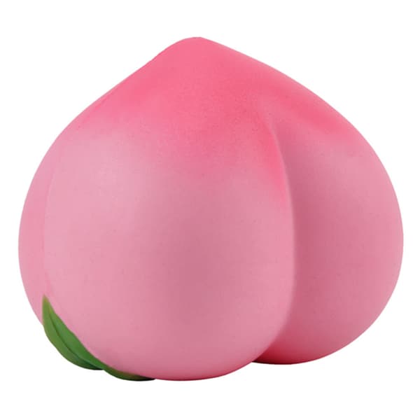 Persika Squishy Leksak med Mjuk Doft, Långsamt Stigande, Stresslindring, Barnpresent
