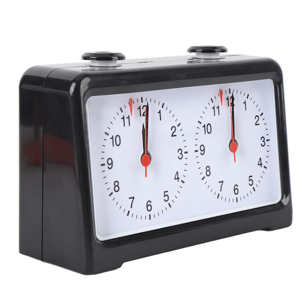 Analog mekanisk schackklocka med stabil bas, hög precision, tyst knapp för tävlingar