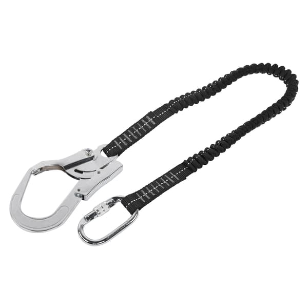 Aloft Fallsikringssele med elastisk stålkrok for arbeid, kraftig 2500 kg