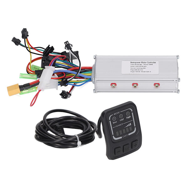 36V 48V 500W Elcykel Motor Controller med Display Panel G20 Scooter Tilbehørssæt