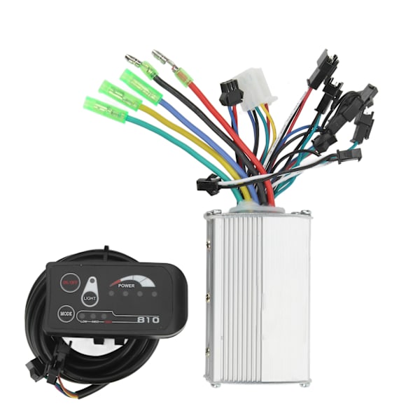 24V 250W 350W Børsteløs Motorcontroller med LED-panel til Cykler og El-løbehjul