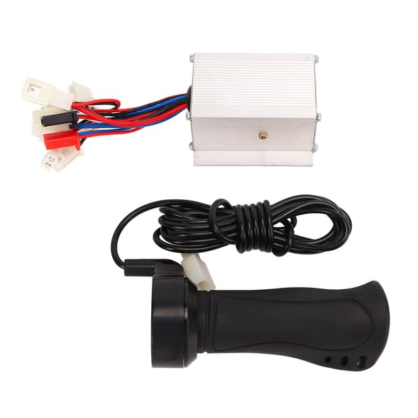 12V 250W hastighetsregulator med borstar och vridgrepp för elcykel, trehjuling, motorcykel