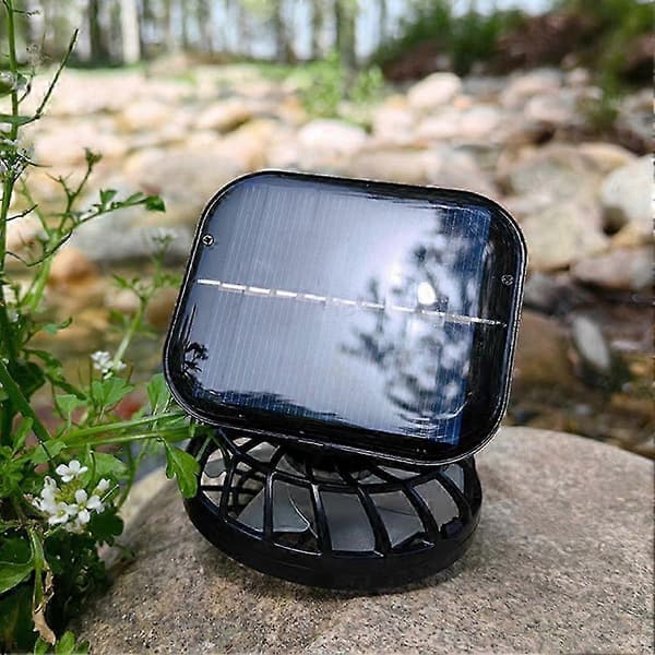 Solar klipsvifte, hatt-klips kjøler, ideell for reise og utendørsaktiviteter, 800 mAh