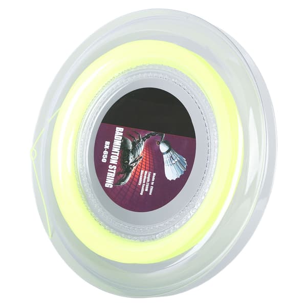 Badmintonracketsträng BX650 Nylon 0,72 mm 200 m Fluorescerande Gul för Träning